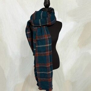 Abercrombie & Fitch Multicolor Plaid Scarf